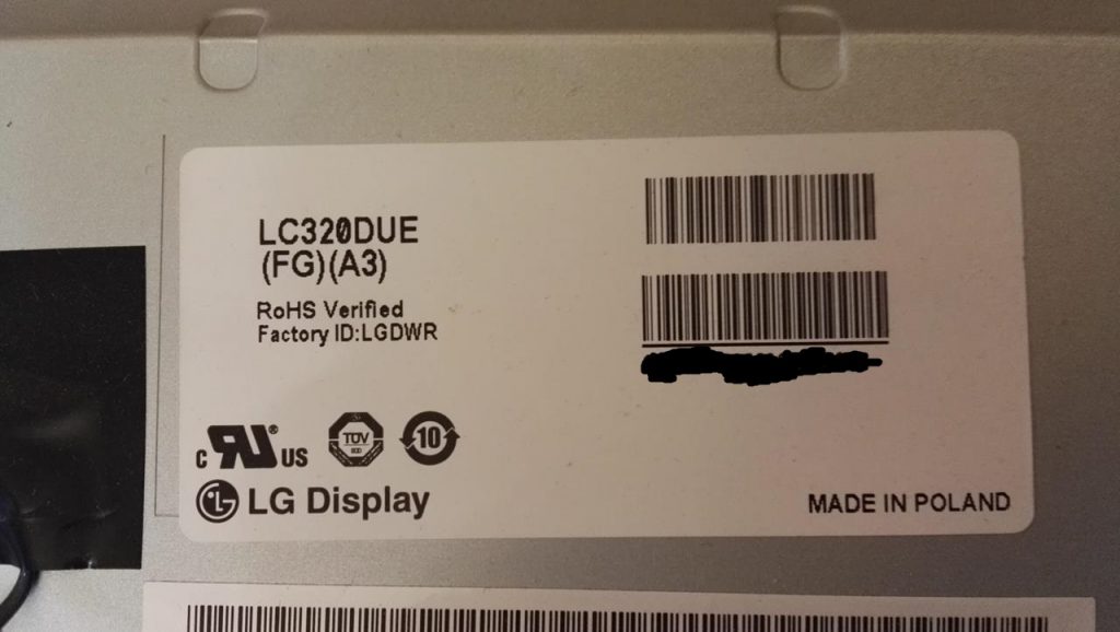 Ремонт подсветки телевизора LG 32LB552U